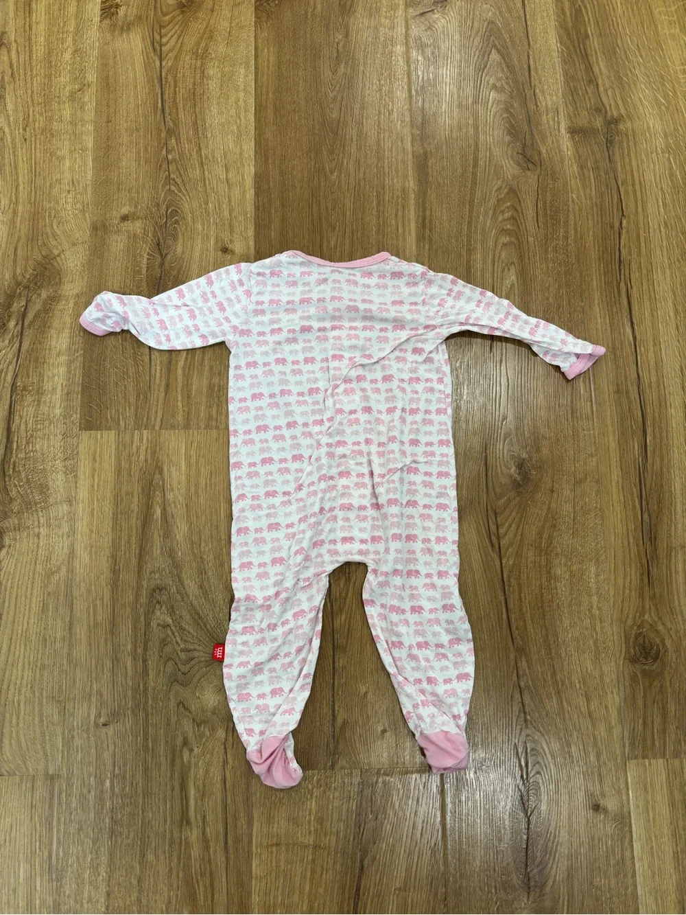 Magnetic Me Pink Elephant Sleeper Onesie